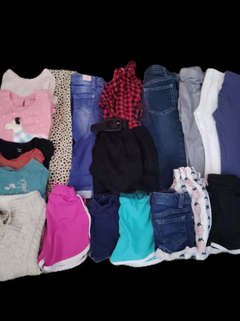 HUGE LOT OF SUMMER/FALL CLOTHES SHORTS TOPS OUTFITS CELEBRITY PINK~GIRLS SIZE 2T